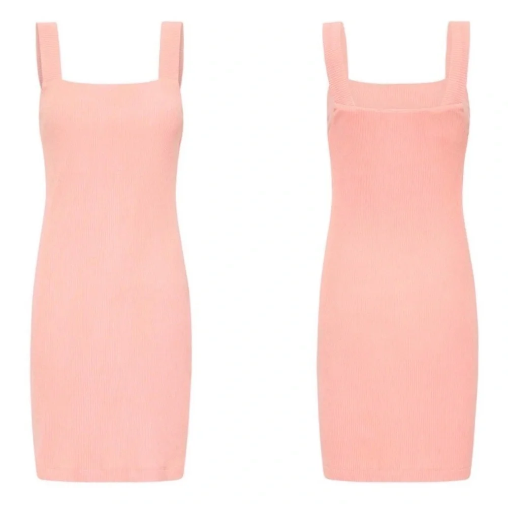 NWT SPELL Cosmos Ribbed Knit Organic Cotton Sleeveless Bodycon Mini dress - Picture 3 of 6